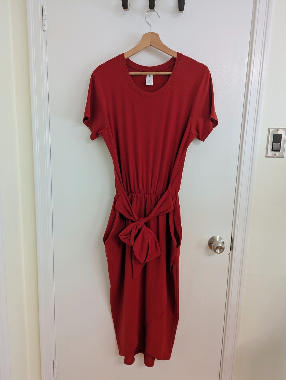Smash + Tess Rebecca Wrap Midi Dress - Bella Brick